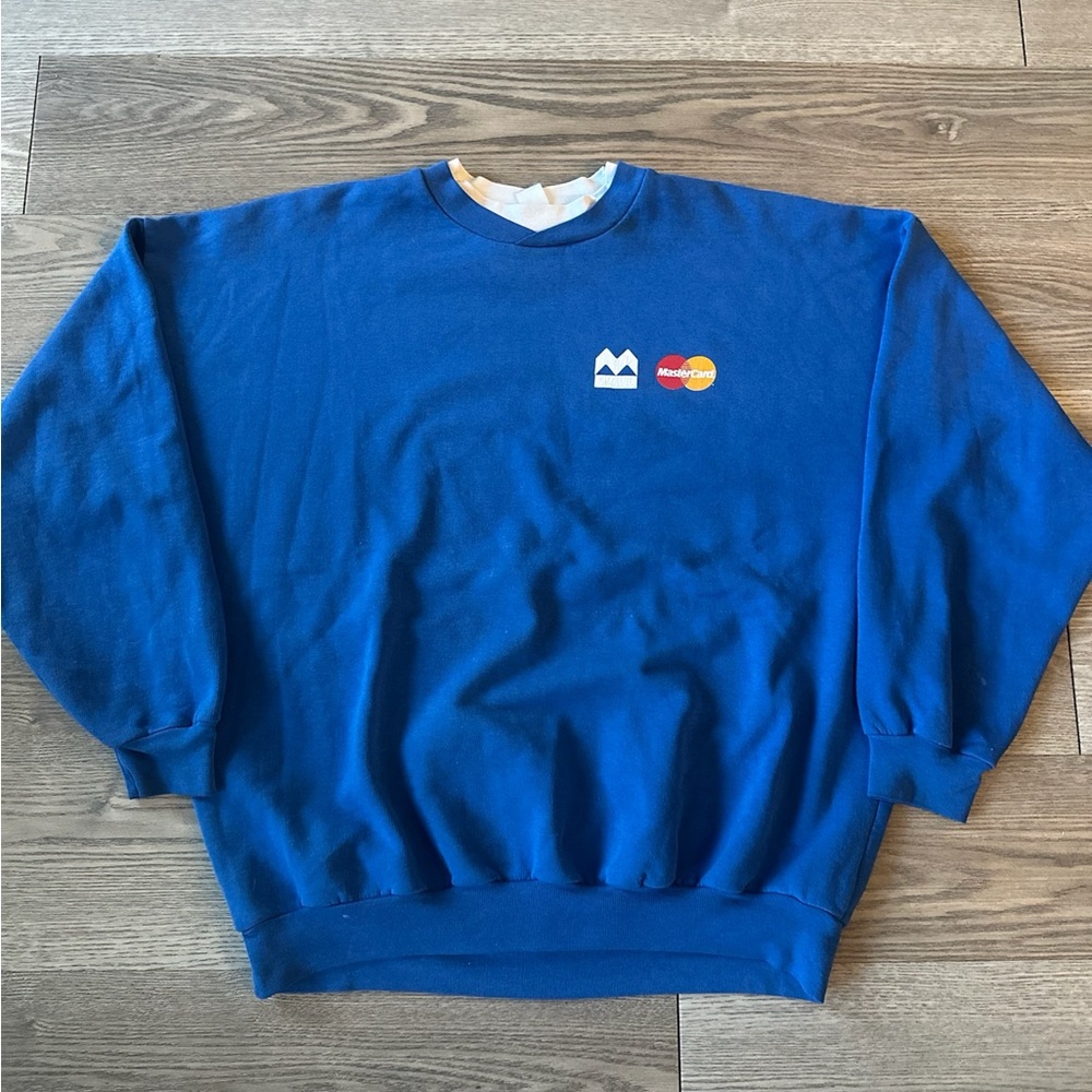 Vintage Double Collar Crew neck